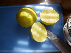 Fruchtessig, z.B. Limettenessig und Orangenessig - Tip
