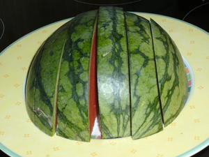 Wassermelone portionieren - Tip