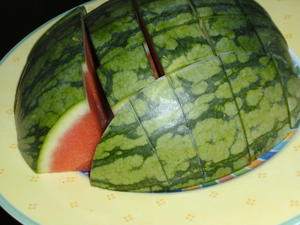 Wassermelone portionieren - Tip