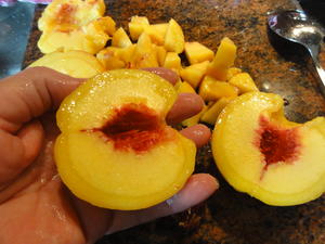 frische Pfirsiche häuten ... wenn man die Haut nicht mag - Tip