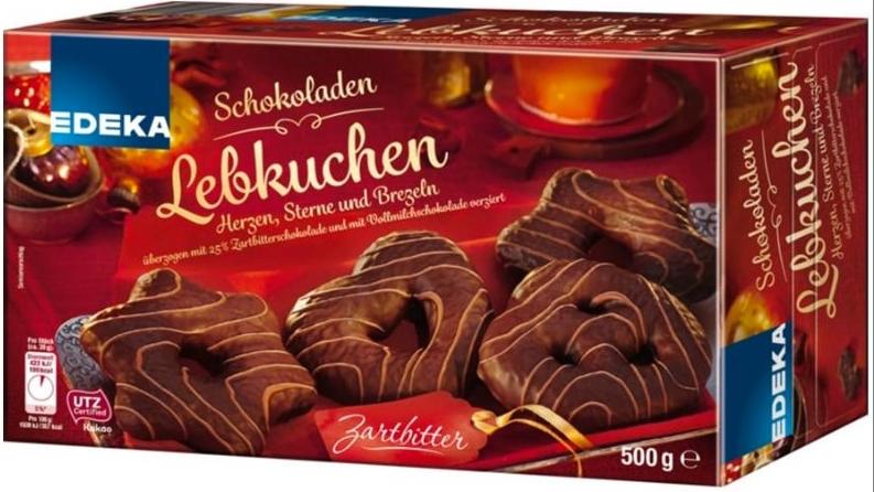 Edeka und Marktkauf rufen Schoko-Lebkuchen zurück! Die Lebkuchenherzen werden zurückgerufen.