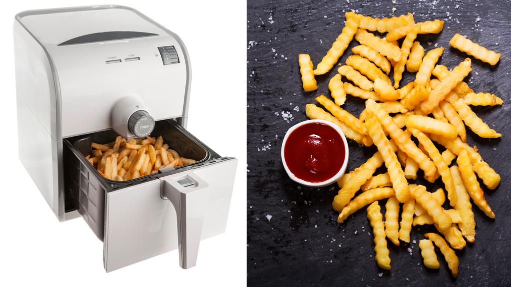Heißluftfritteusen im Test: Nur heiße Luft? Heißluftfritteusen sollen Fett sparen beim frittieren.