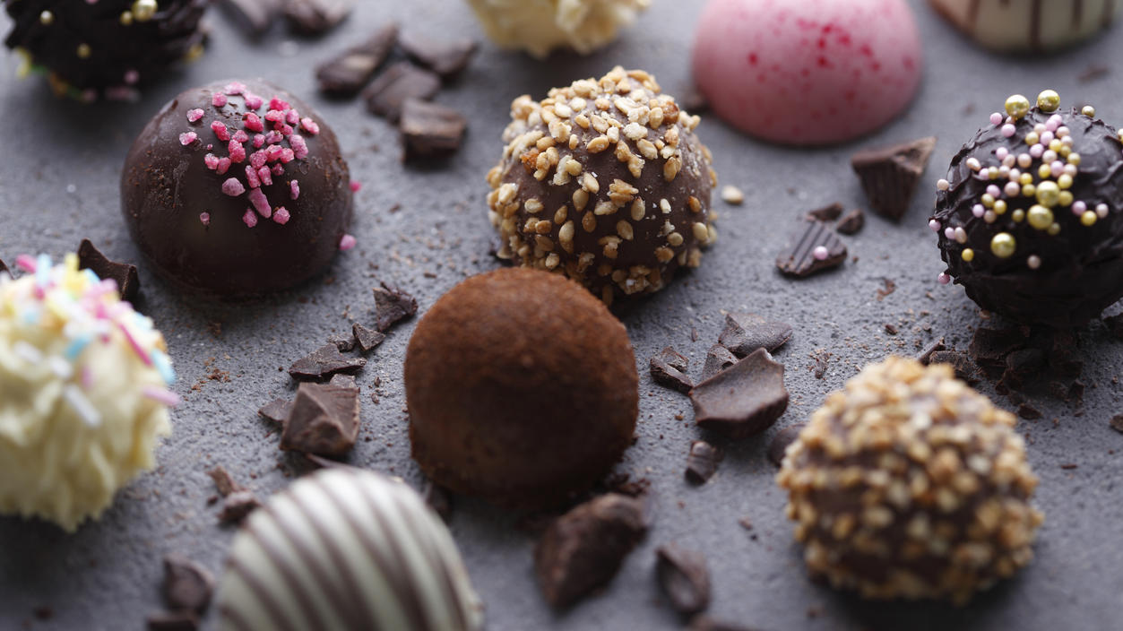 So machen Sie Pralinen einfach selbst Pralinen