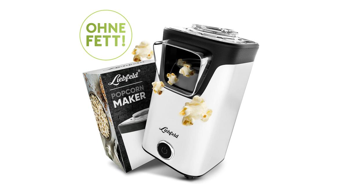 Fernsehabend-Fingerfood: Gesunde Snacks selber machen - 3 praktische Tools Popcornmaker von Liebfeld.