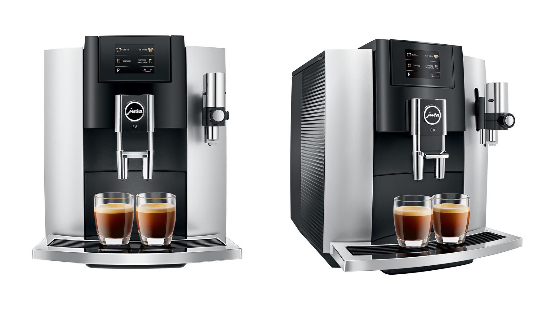 Kaffeevollautomaten im Blick: 3 Geräte, die Koffein-Junkies kennen sollten Jura E8 Platin