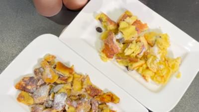 Alleskönner Heißluftfritteuse: Drei Rezepte für kalorienbewusste Genießer Kaiserschmarrn muss nicht fettig sein