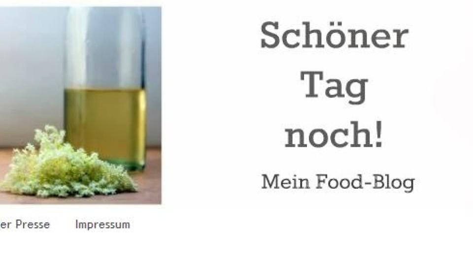 Kochblog der Woche: "Schöner Tag noch!" Kochblog der Woche "Schöner Tag noch!"