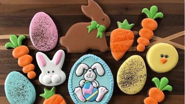 Die schönsten Kuchen, Cupcakes und Kekse zu Ostern instagram sugarcookiebakery osterplaetzchen