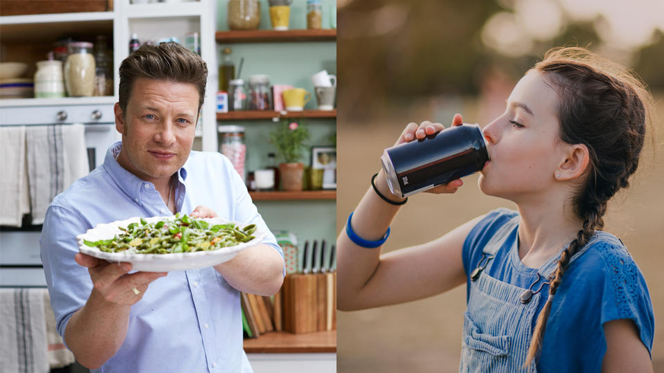 Jamie Oliver will Energydrinks für Kinder verbieten lassen Seit Jahren engagiert sich der britische Koch Jamie Oliver für eine gesunde Ernährung für Kinder.