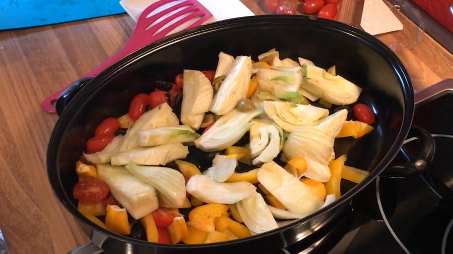 #Kochbartag: Julias Ofengemüse und Quarkbrot