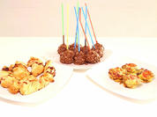 Cakepops, Eiermuffins und Blätterteig-Stangen