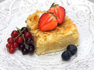 Schmandkuchen mit Mandeln
