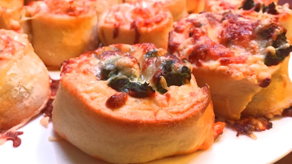 Schnelle Pizza-Schnecken Schnelle Pizza-Schnecken