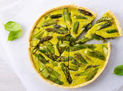 Einfache Spargelquiche