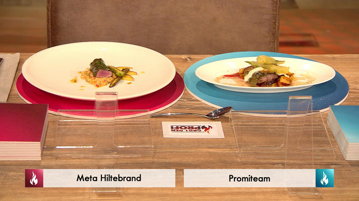 Metas dritter Teller steht zu spät auf dem Jury-Pult