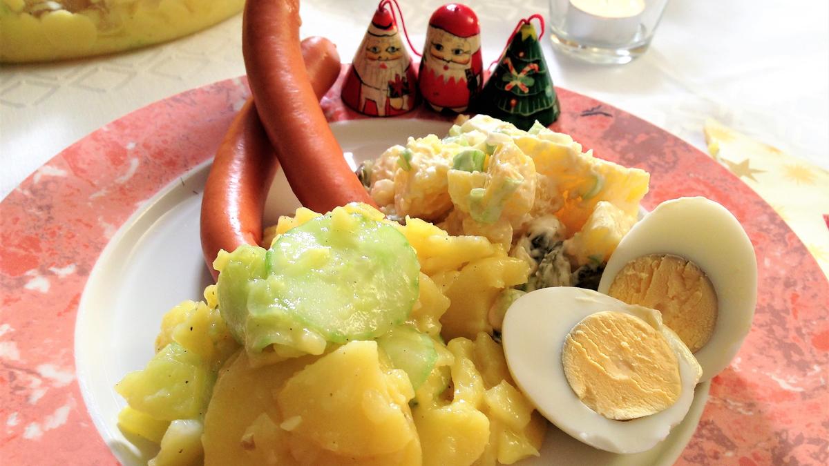 Bayerischer und rheinischer Kartoffelsalat