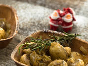 Weihnachtsmarkt-Champignons