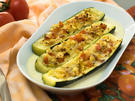 Gefüllte Zucchini