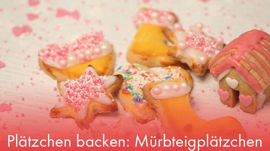 Plätzchen backen: Mürbteigplätzchen