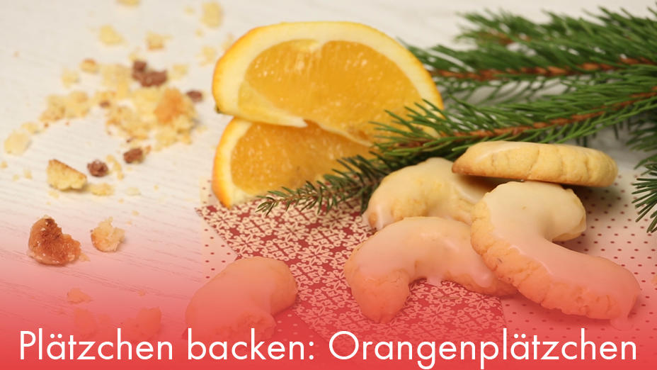 Plätzchen backen: Orangenplätzchen