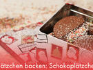 Plätzchen backen: Schokoplätzchen