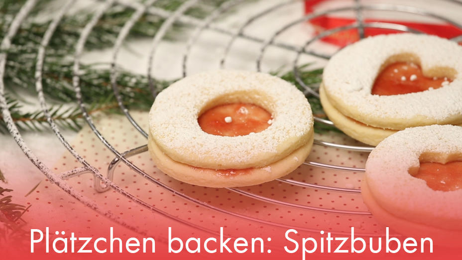 Plätzchen backen: Spitzbuben