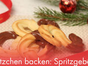 Plätzchen backen: Spritzgebäck