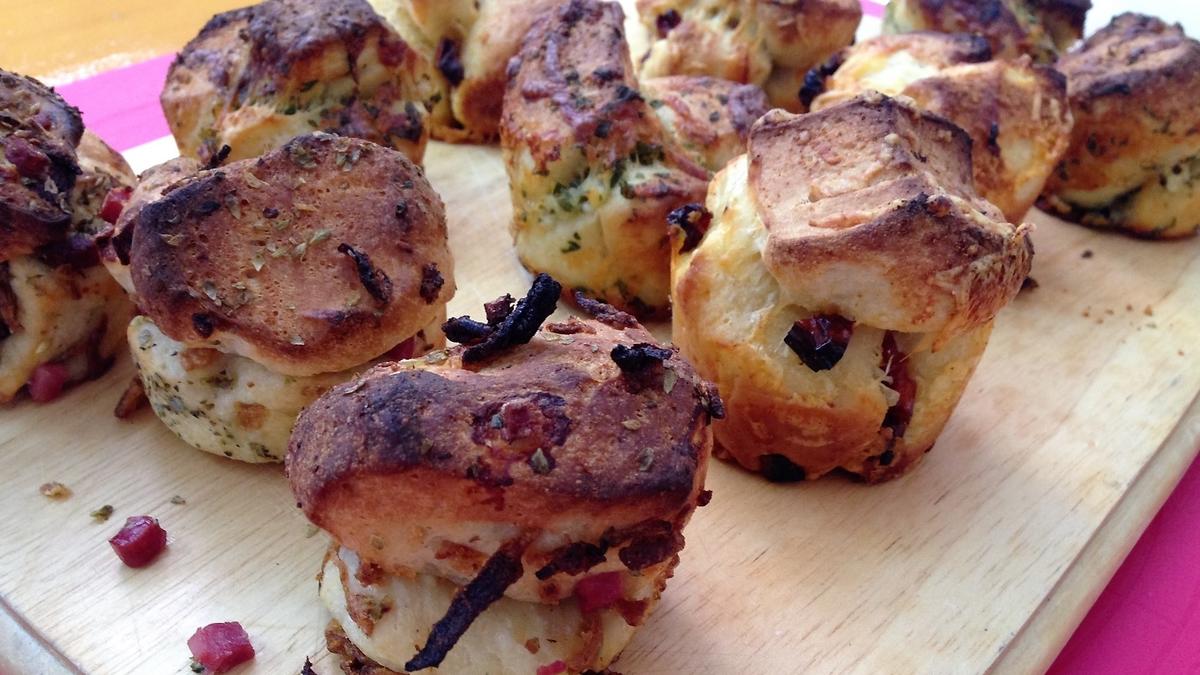 Partybrötchen in der Muffinform