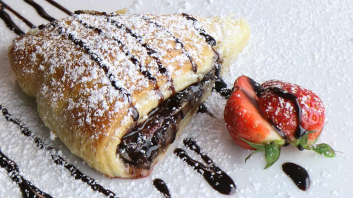 Nutella-Ecken mit Banane