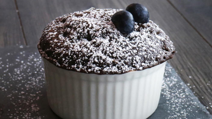 Nutellakuchen in der Tasse Nutellakuchen in der Tasse