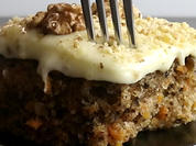 Rüblikuchen mit Zitronen-Frischkäse-Topping