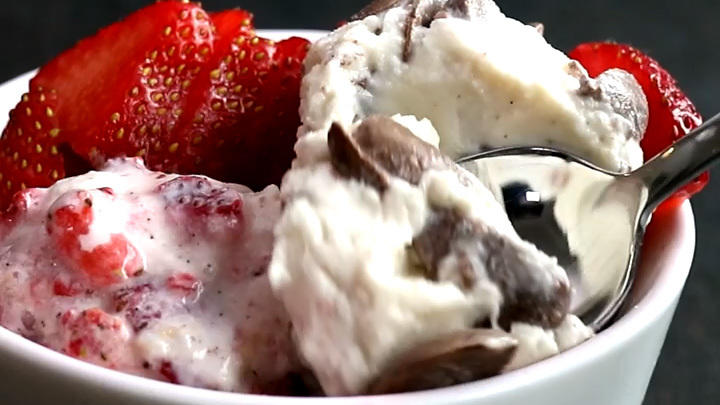 Super einfache Eiscreme im Beutel