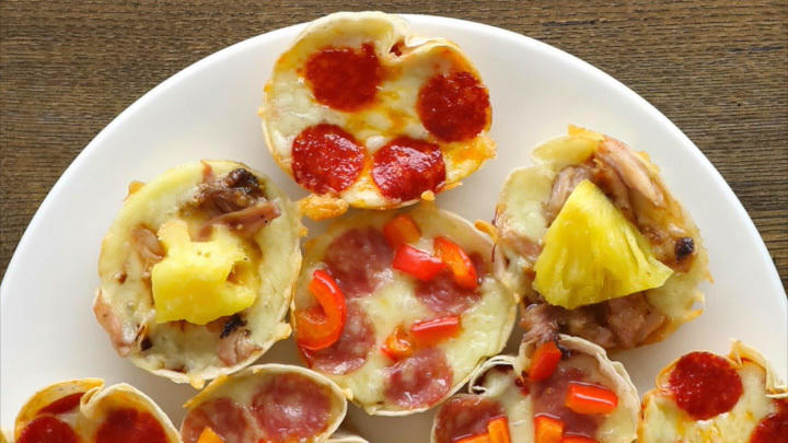 Mini Tortilla Pizza