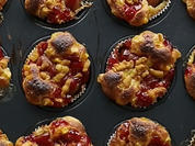 Herzhafte Käse-Würstchen-Cupcakes
