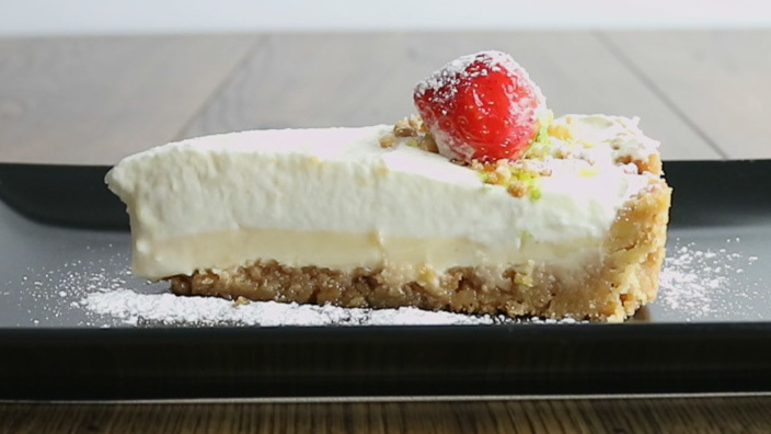 Frischer Limetten-Cheesecake