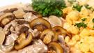 Geschnetzeltes mit Gnocchi und Champignons