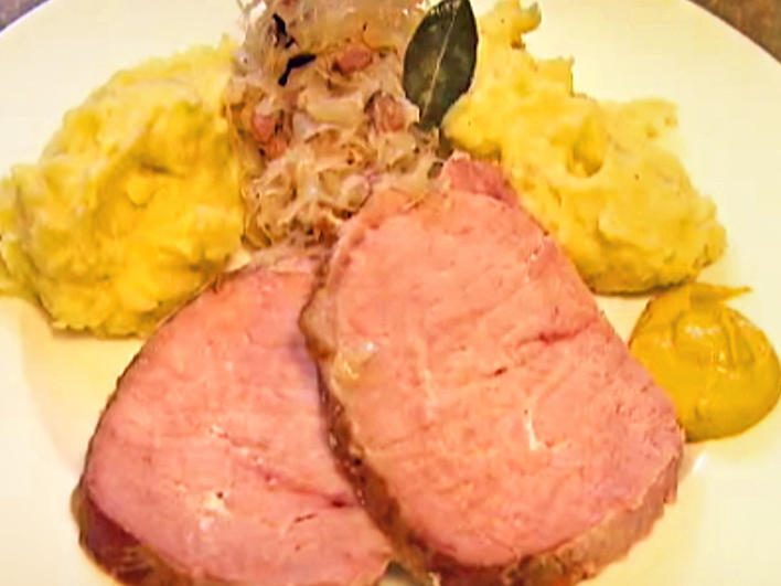 Kasseler mit Sauerkraut und Kartoffelpüree - einfach - von RTL Punkt 12 ...