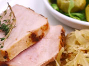 Kasslerbraten auf Sauerkraut