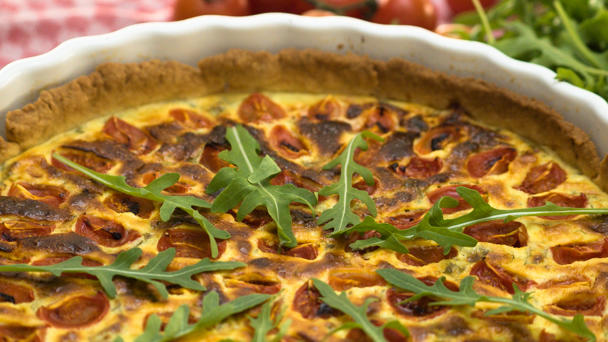 Quiche mit Ziegenkäse