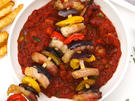 Schaschlik in selbstgemachter Sauce