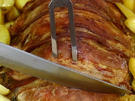 Hackbraten im Speckmantel
