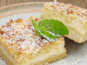 Quarkkuchen auf dem Blech