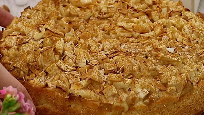 Süßer Apfelkuchen