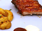 Spareribs mit Honig-Marinade
