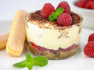 So geht das Himbeer-Tiramisu
