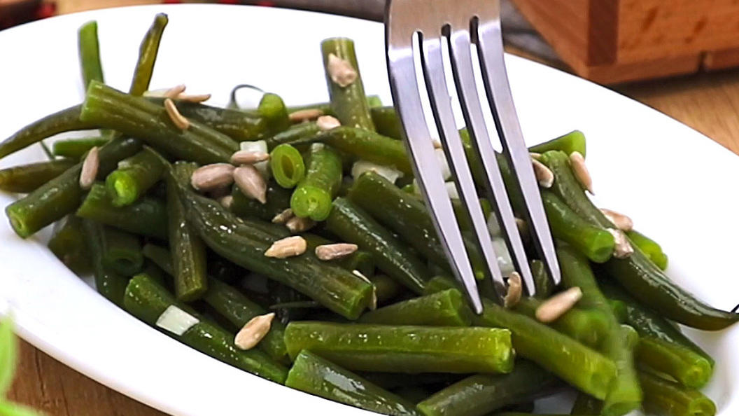 Bohnensalat zubereiten