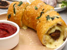 Gefülltes Knoblauchbrot