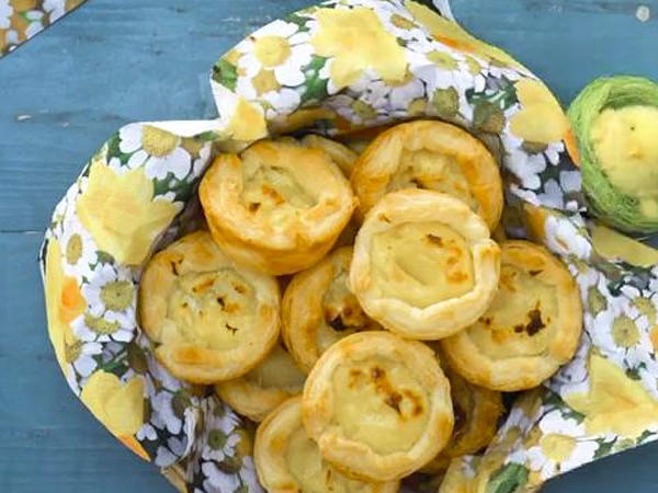 Portugiesische Puddingtörtchen Pasteis de Nata - einfach - 183 kcal/100g