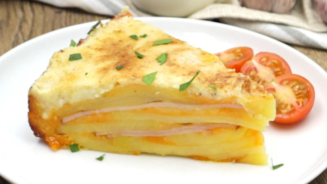 Herzhafter Kartoffel-Käse-Kuchen Herzhafter Kartoffel-Käse-Kuchen