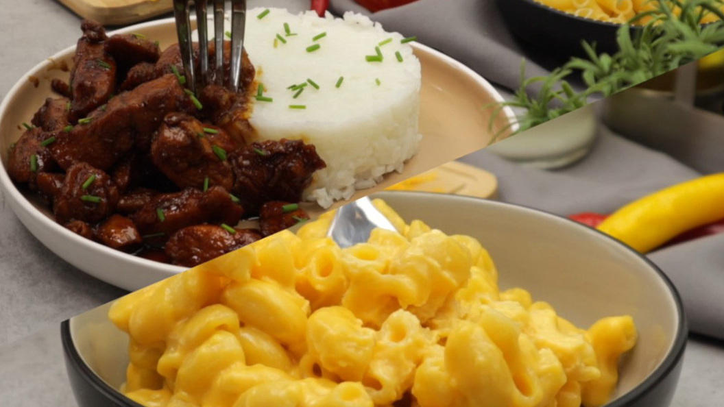 Drei Abendessen mit drei Zutaten